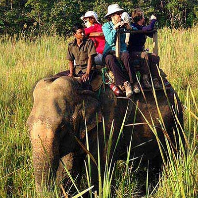 Elephant Ride in Corbett